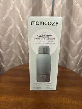 momcozy Portable Water & Milk Warmer Bottle - Sage Green